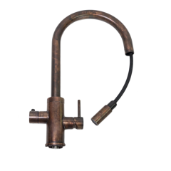 Taurus 3-1 FLEX ICE med kølet vand i bruneret kobber med rund tud fra AKVATUR