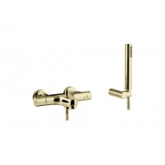 Komplet kararmatur i blank messing fra Cassøe